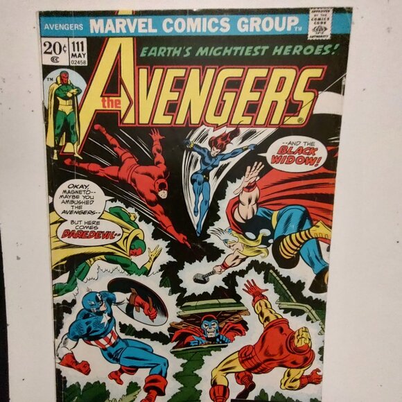 THE AVENGERS # 111 BLACK WIDOW JOINS THE AVENGERS WRITTEN BY STEVE ENGLEHART